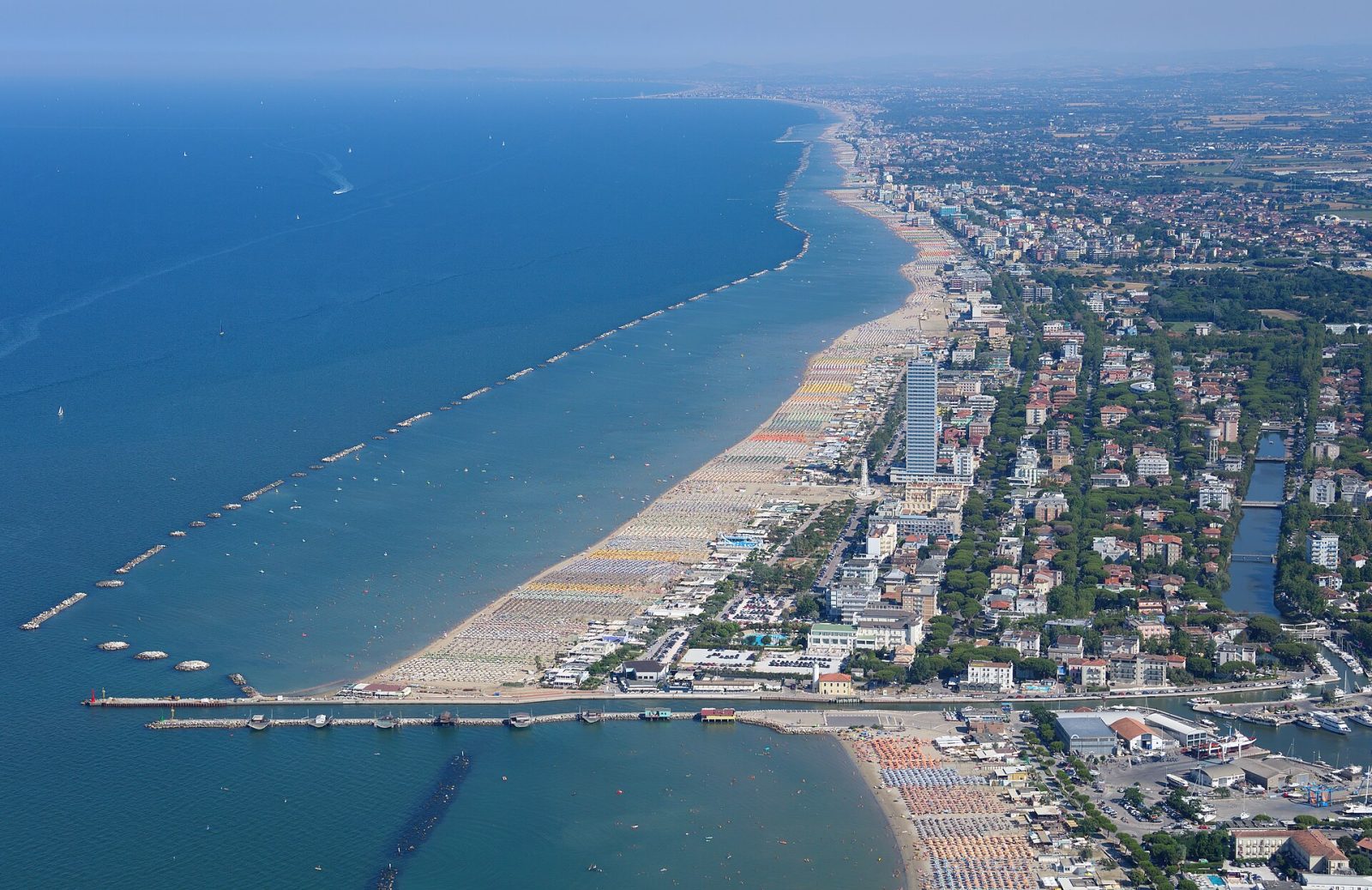 Cesenatico, Emilia-Romagna — aerial