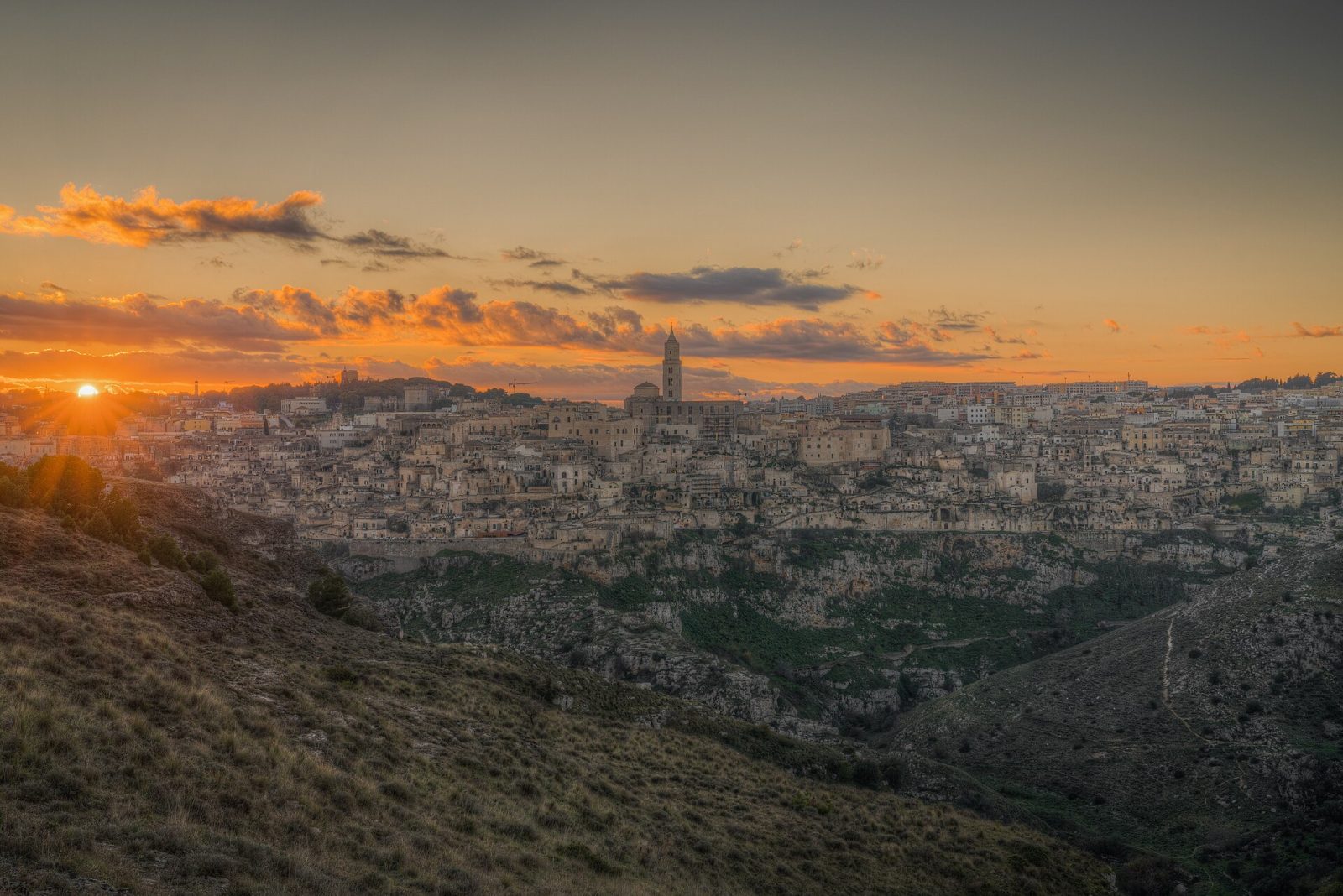 Matera, Basilicata — sunset