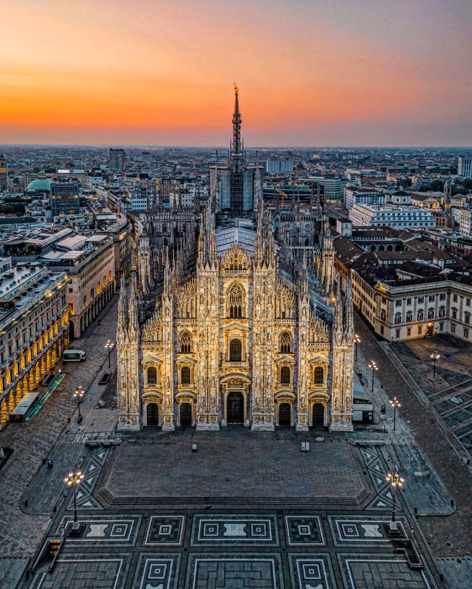 Milano en Lombardie Italie