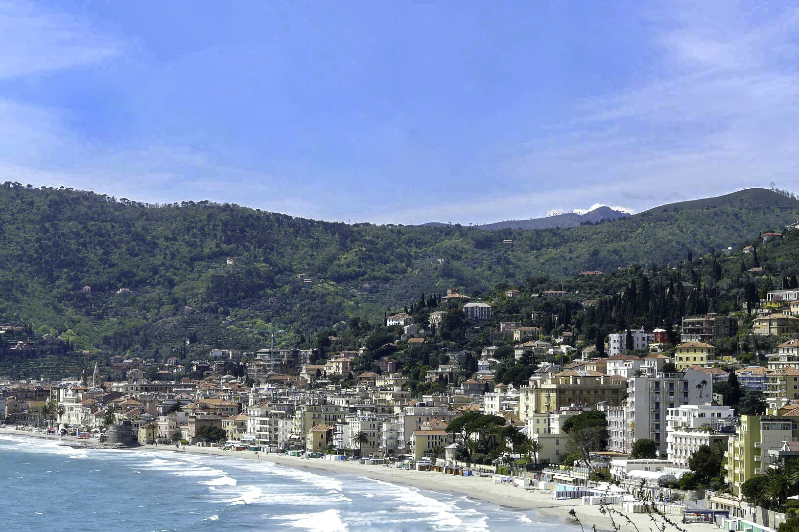 Alassio in Ligurien Italien