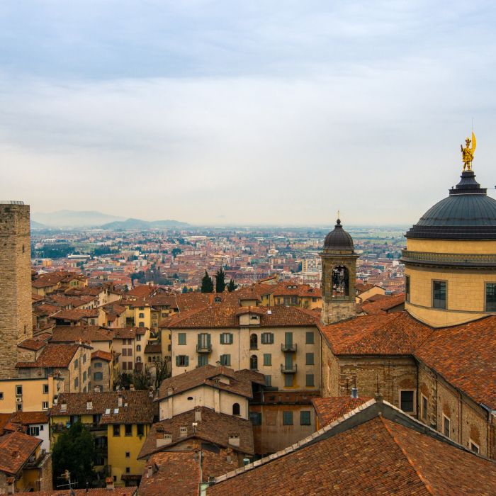 Bergame en Lombardie Italie