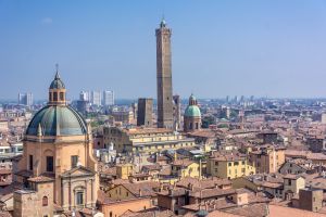 Bologna in der Emilia-Romagna Italien