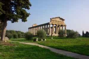 Capaccio Paestum i Campania Italien