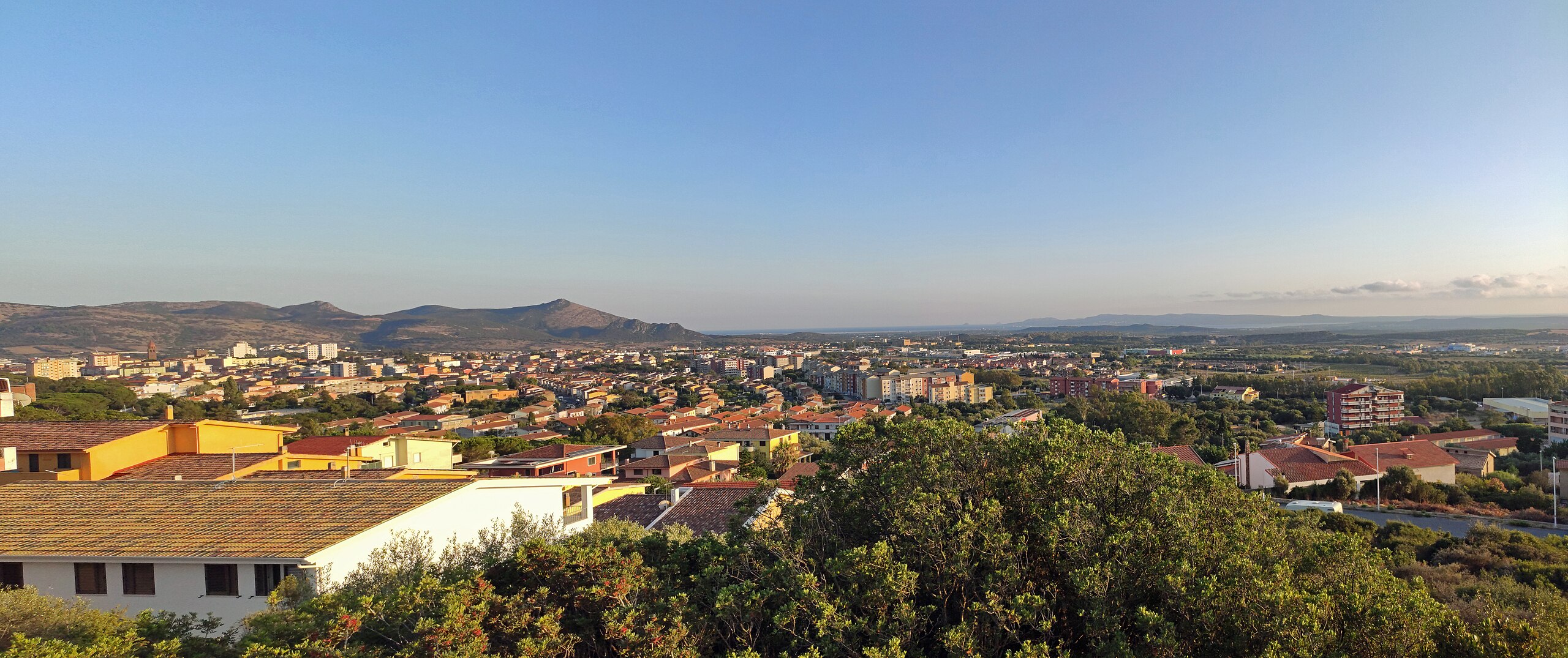 Carbonia i Sardinien Italien