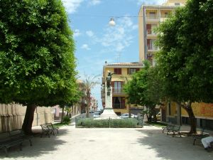 Carlentini på Sicilien Italien