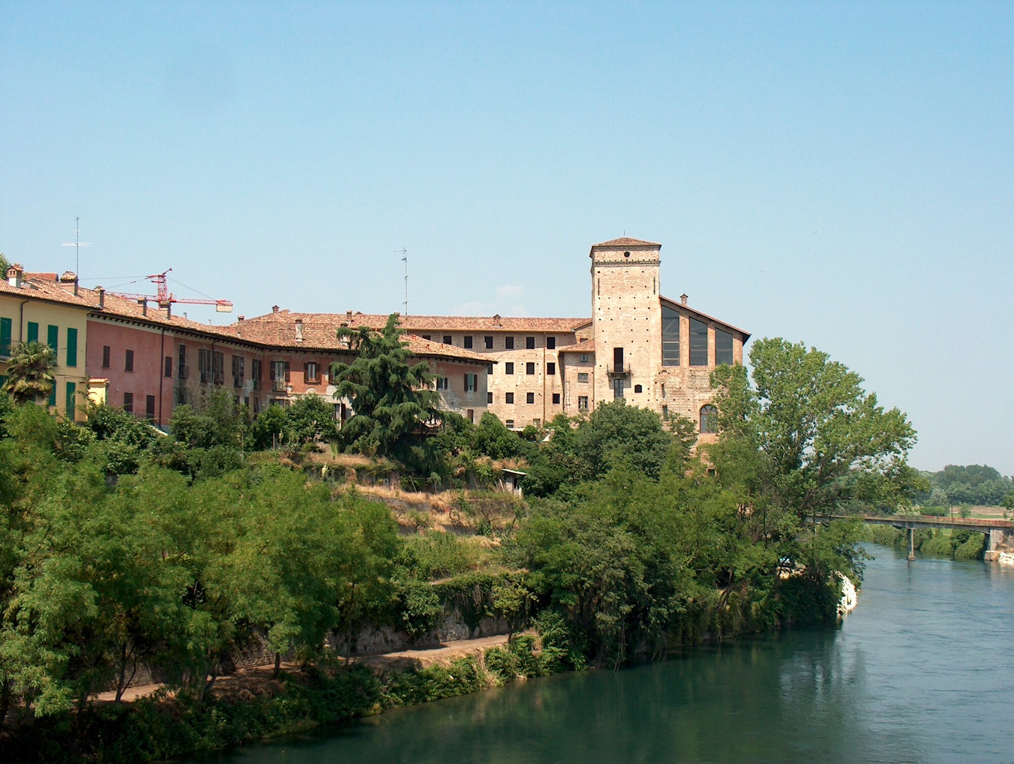 Cassano d'Adda in der Lombardei Italien