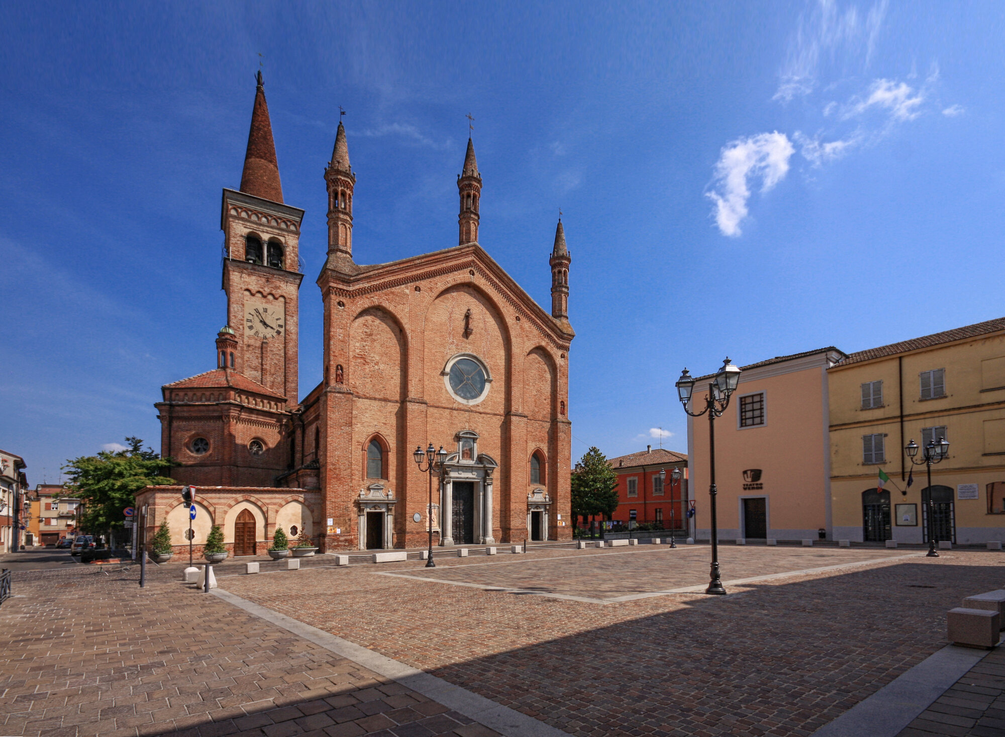Castel San Giovanni in der Emilia-Romagna Italien