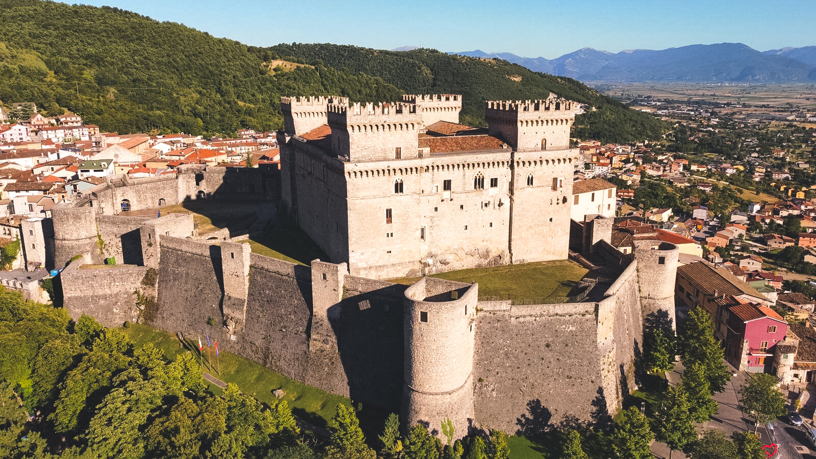 Celano in den Abruzzen Italien