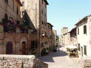 Certaldo in Toscana Italie