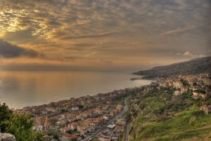 Cetraro i Calabrien Italien