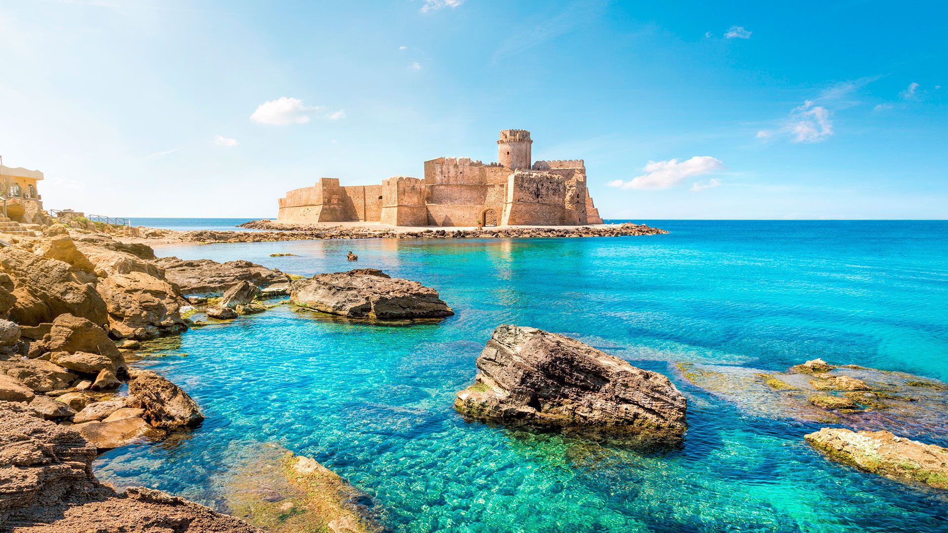 Isola di Capo Rizzuto in Kalabrien Italien