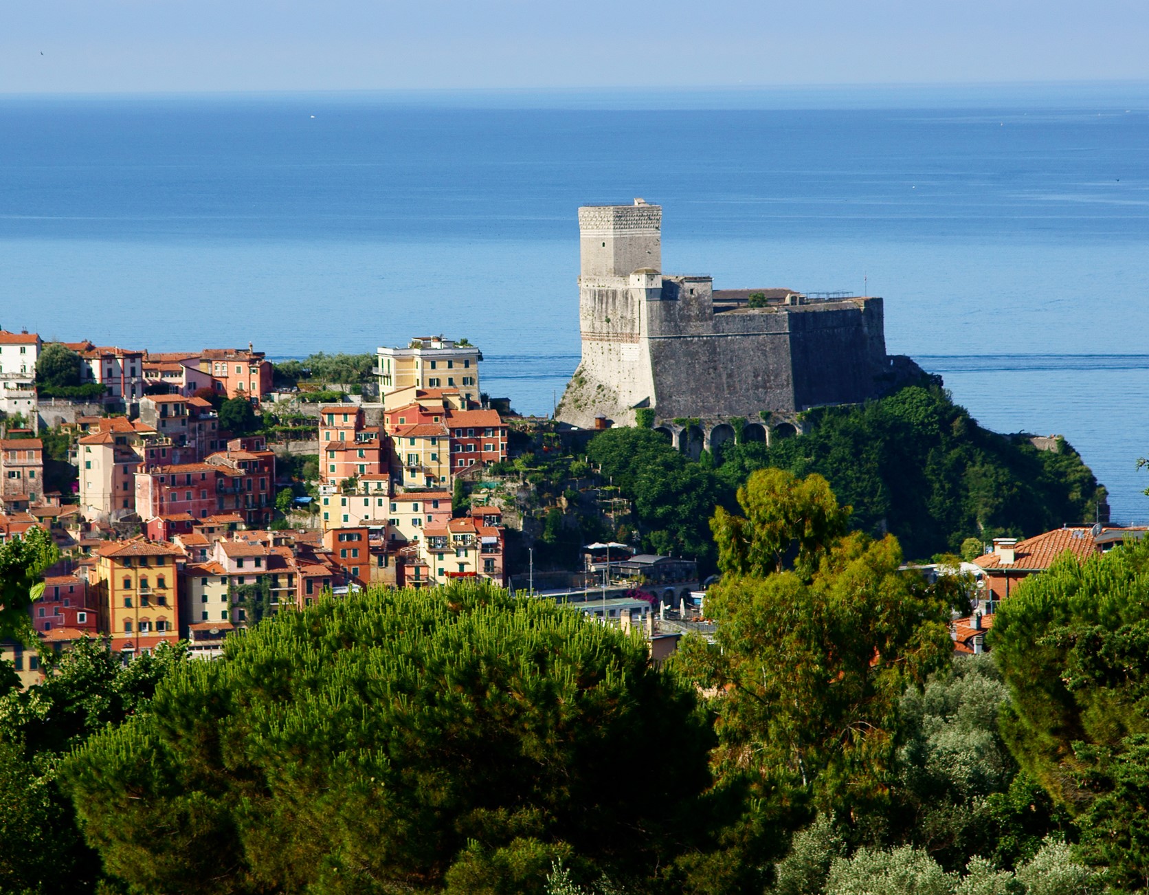 Lerici en Ligurie Italie