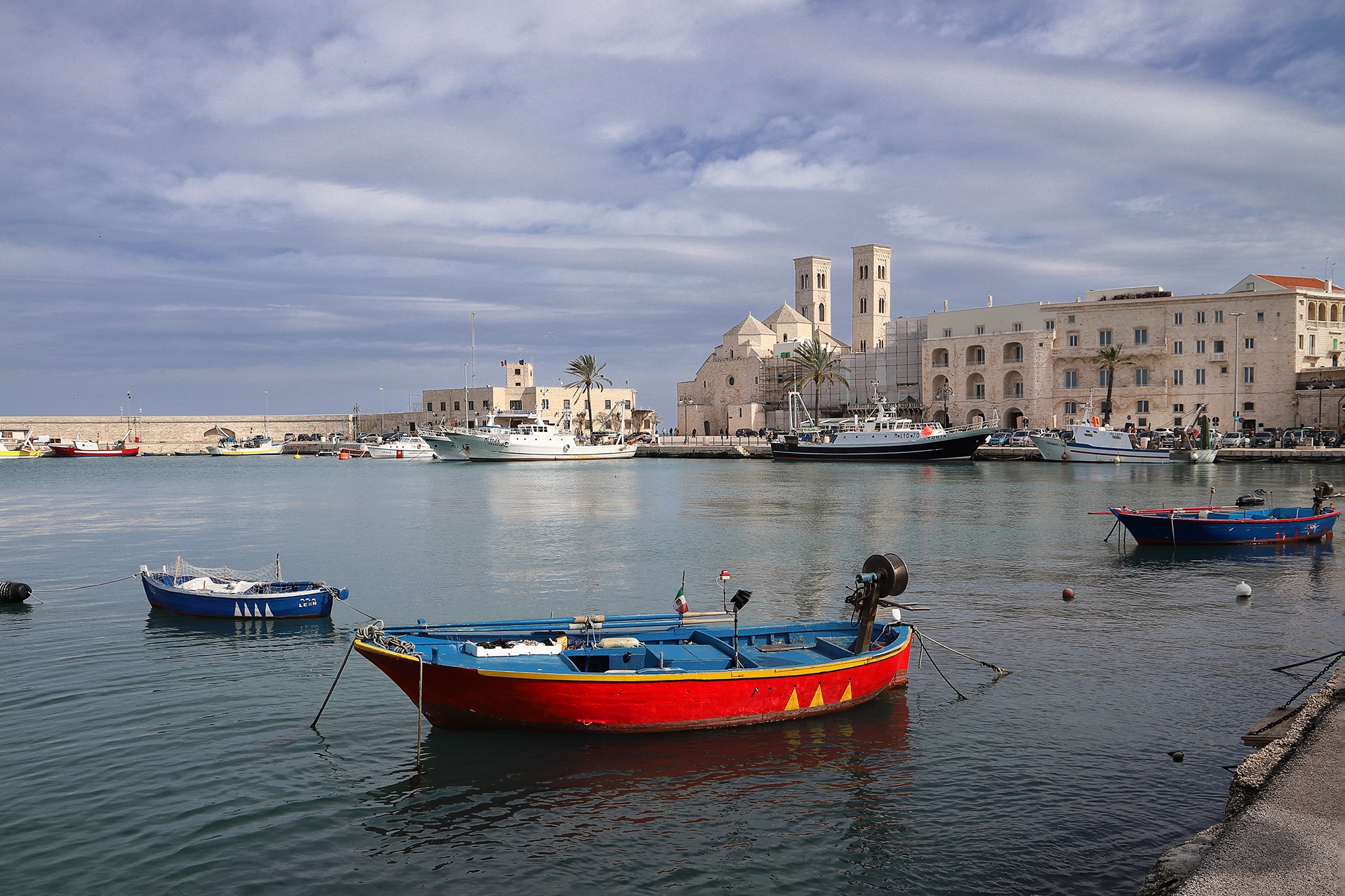 Molfetta i Puglia Italien