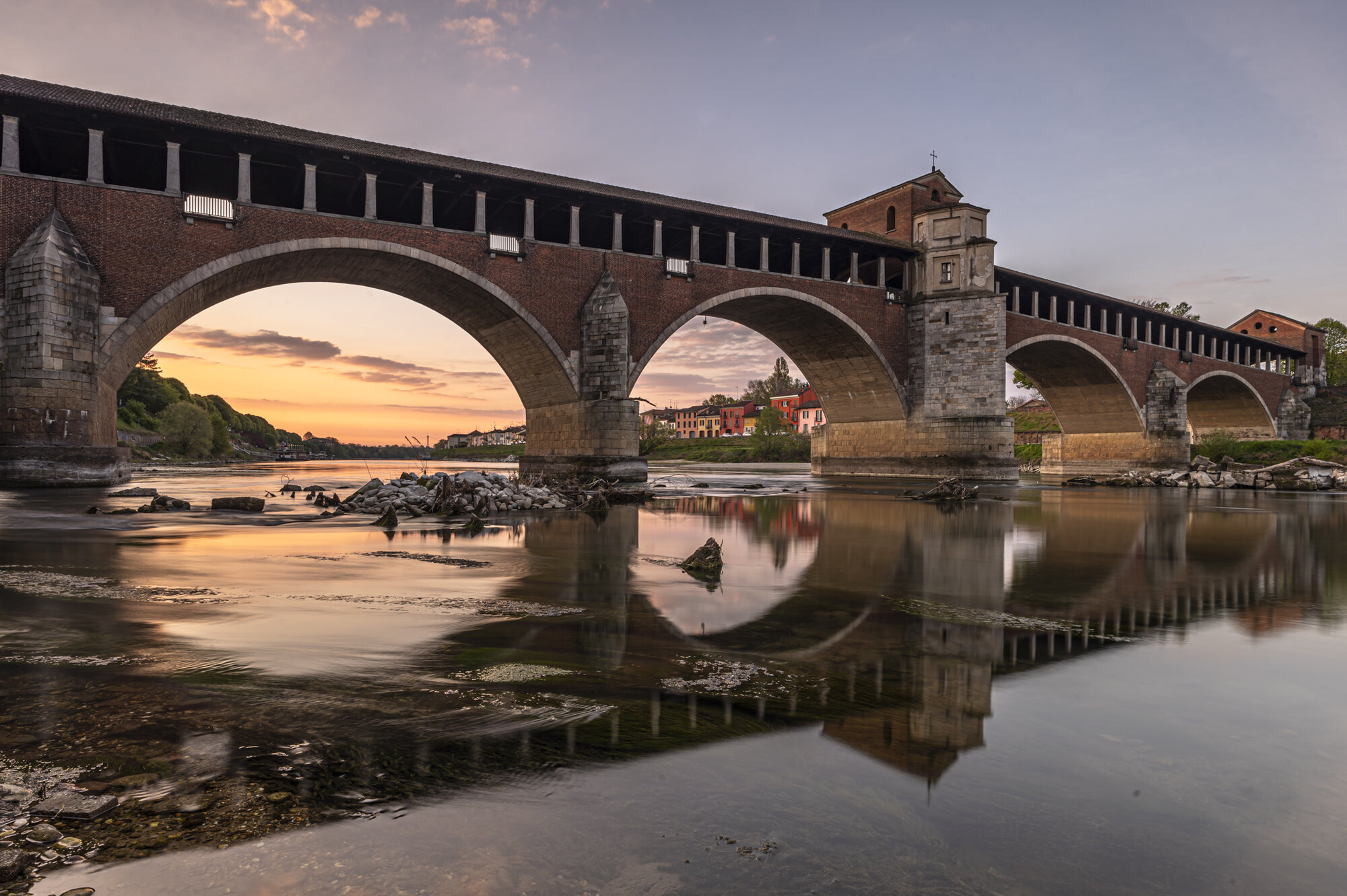 Pavia i Lombardiet Italien