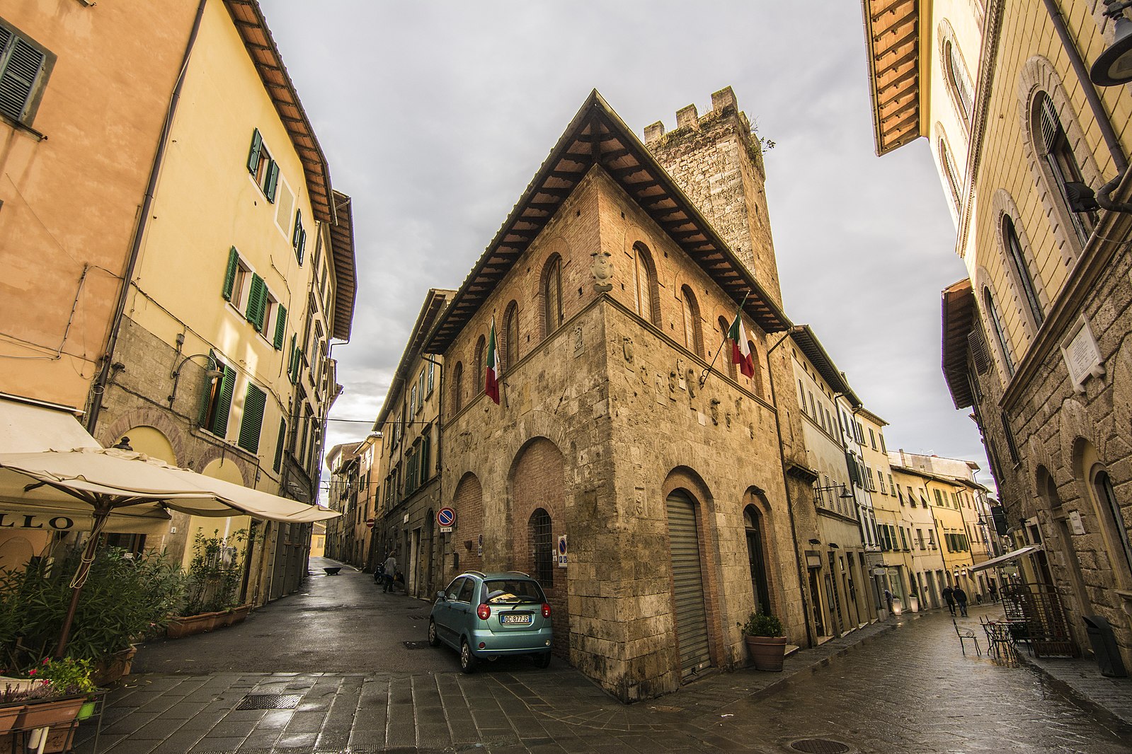 Poggibonsi in der Toskana Italien