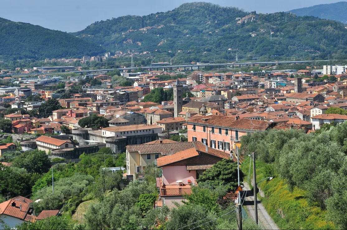 Sarzana in Ligurien Italien