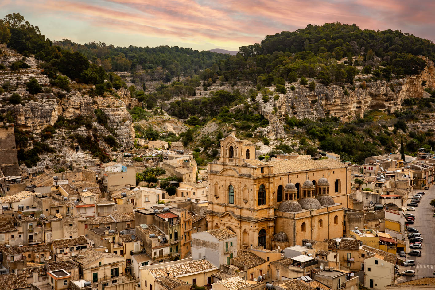 Scicli in Sicilia Italien