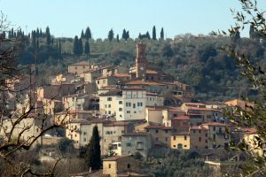 Sinalunga i Toscana Italien