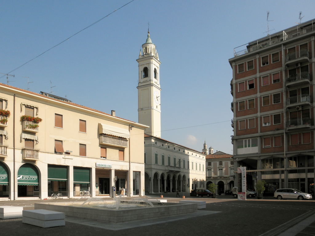 Viadana in der Lombardei Italien